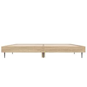 Rám postele bez matrace dub sonoma 140x190 cm kompozitní dřevo - obrázek 6