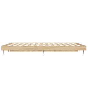 Rám postele bez matrace dub sonoma 120x190 cm kompozitní dřevo - obrázek 7