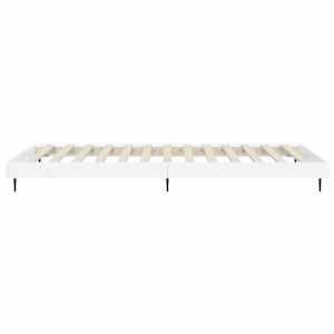 Rám postele bílý s vysokým leskem 90 x 190 cm kompozitní dřevo - obrázek 7
