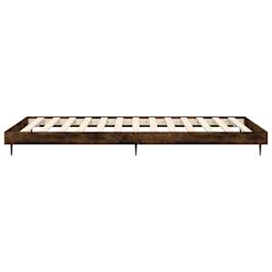 Rám postele bez matrace kouřový dub 90x190 cm kompozitní dřevo - obrázek 7