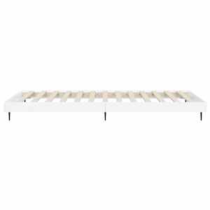 Rám postele bílý s vysokým leskem 75 x 190 cm kompozitní dřevo - obrázek 7