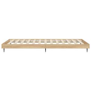 Rám postele bez matrace dub sonoma 75 x 190 cm kompozitní dřevo - obrázek 7