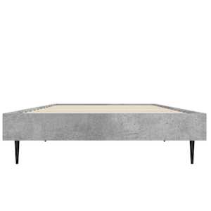 Rám postele betonově šedý 75 x 190 cm kompozitní dřevo - obrázek 6