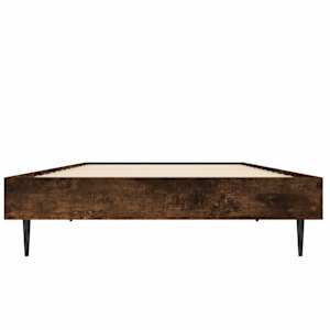 Rám postele bez matrace kouřový dub 75x190 cm kompozitní dřevo - obrázek 6