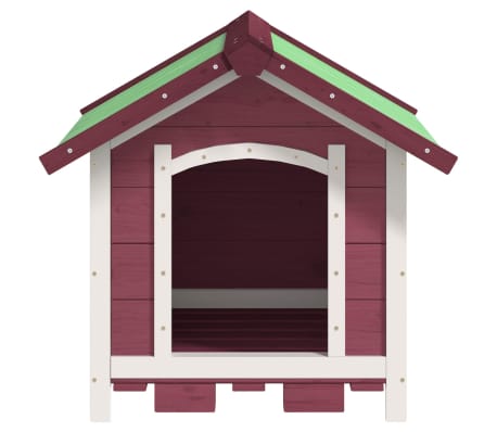 vidaXL Dog Kennel Mocha 65x65x61.5 cm Solid Wood Pine