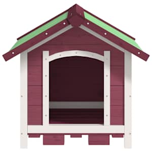 vidaXL Dog Kennel Mocha 65x65x61.5 cm Solid Wood Pine