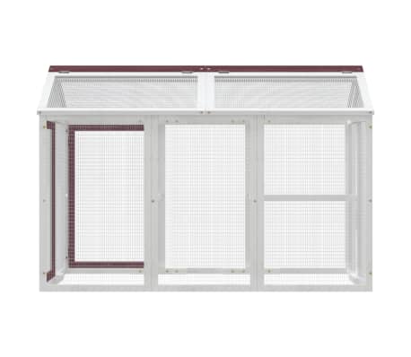 vidaXL Run Box Mocha 141x94x104 cm Solid Wood Pine