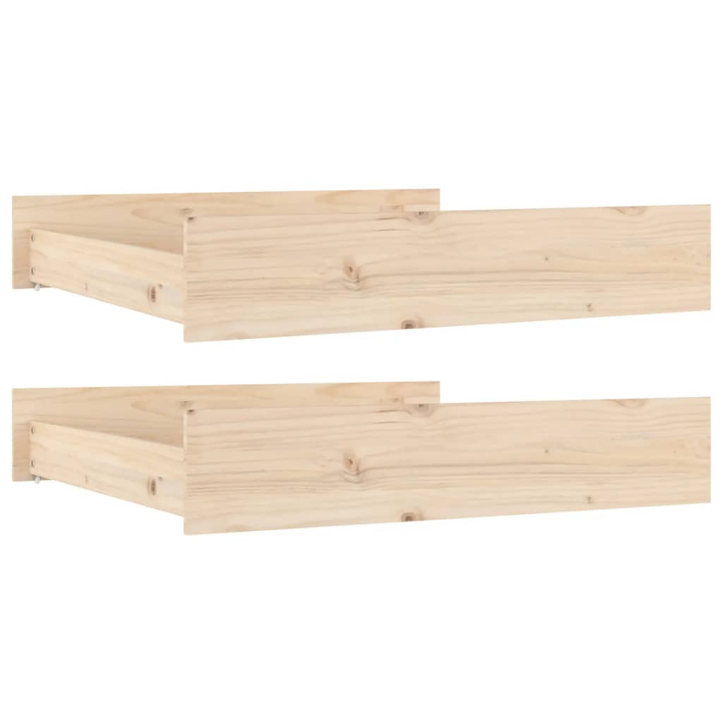 Cassettoni Da Letto 2 Pz In Legno Massello Di Pino VidaXL 13 width=274