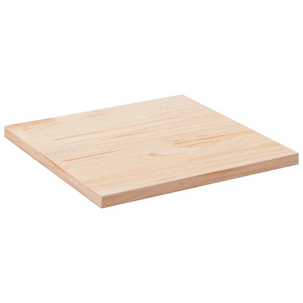 vidaXL Tischplatte 80x80x2,5 cm Massivholz Kiefer Quadratisch