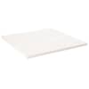 vidaXL lauaplaat, valge, 80 x 80 x 2,5 cm, m&auml;nnipuit, kandiline