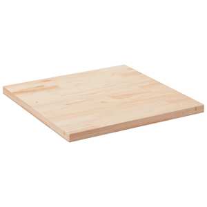 Stolní deska 90 x 90 x 2,5 cm masivní borové dřevo čtvercová - obrázek 1