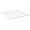 vidaXL lauaplaat, valge, 90 x 90 x 2,5 cm, m&auml;nnipuit, kandiline