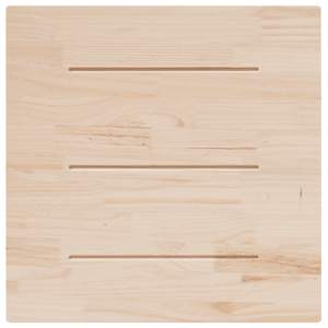 Stolní deska bílá 90x90x2,5 cm masivní borové dřevo čtvercová - obrázek 4