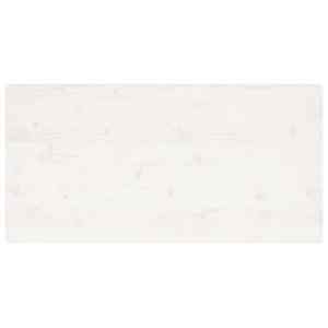 Stolní deska bílá 100x50x2,5 cm masivní borovice obdélníková - obrázek 5
