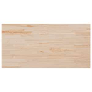 Stolní deska bílá 110x55x2,5 cm masivní borovice obdélníková - obrázek 4