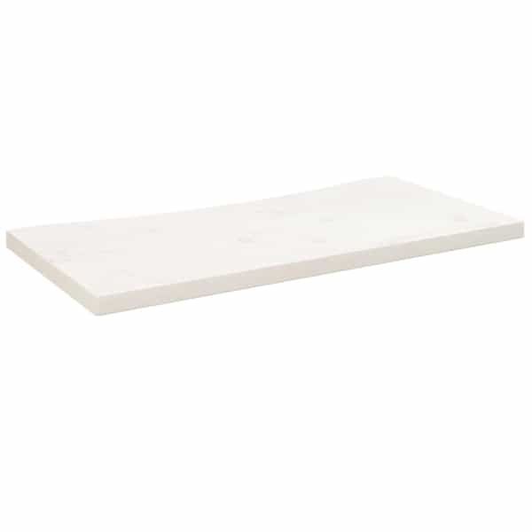 vidaXL kirjutuslaua plaat, valge, 80 x 40 x 2,5 cm, m&auml;nnipuit