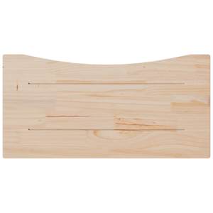 Deska psacího stolu bílá 80 x 40 x 2,5 cm masivní borové dřevo - obrázek 4