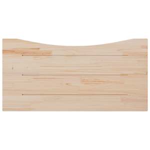 Deska psacího stolu 100 x 50 x 2,5 cm masivní borové dřevo - obrázek 4