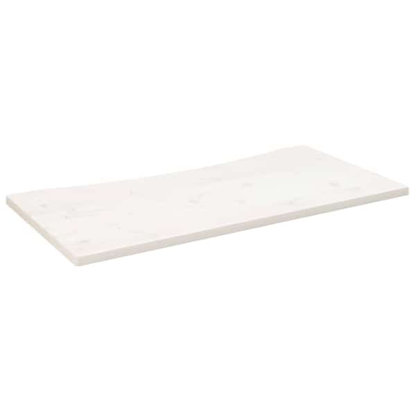 vidaXL kirjutuslaua plaat, valge, 100 x 50 x 2,5 cm, m&auml;nnipuit