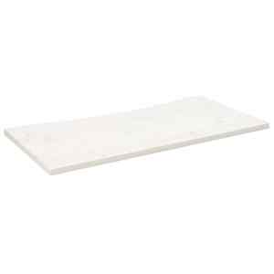 Deska psacího stolu bílá 110 x 55 x 2,5 cm masivní borové dřevo - obrázek 2