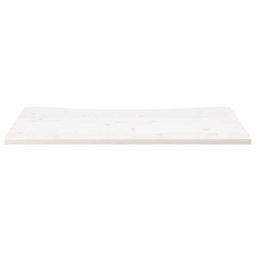 vidaXL fehér tömör fenyőfa asztallap 110 x 55 x 2,5 cm