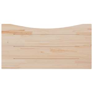 Deska psacího stolu 100 x 60 x 2,5 cm masivní borové dřev - obrázek 4