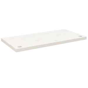 vidaXL kirjutuslaua plaat, valge, 80 x 40 x 2,5 cm, m&auml;nnipuit