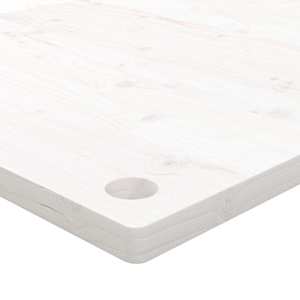 Deska psacího stolu bílá 100 x 50 x 2,5 cm masivní borové dřevo - obrázek 6