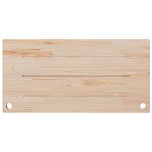 Deska psacího stolu bílá 110 x 55 x 2,5 cm masivní borové dřevo - obrázek 4