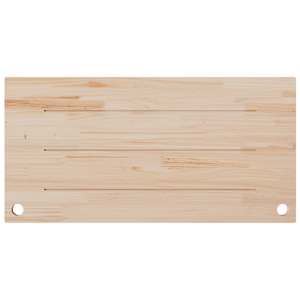 Deska psacího stolu 100 x 60 x 2,5 cm masivní borové dřev - obrázek 4