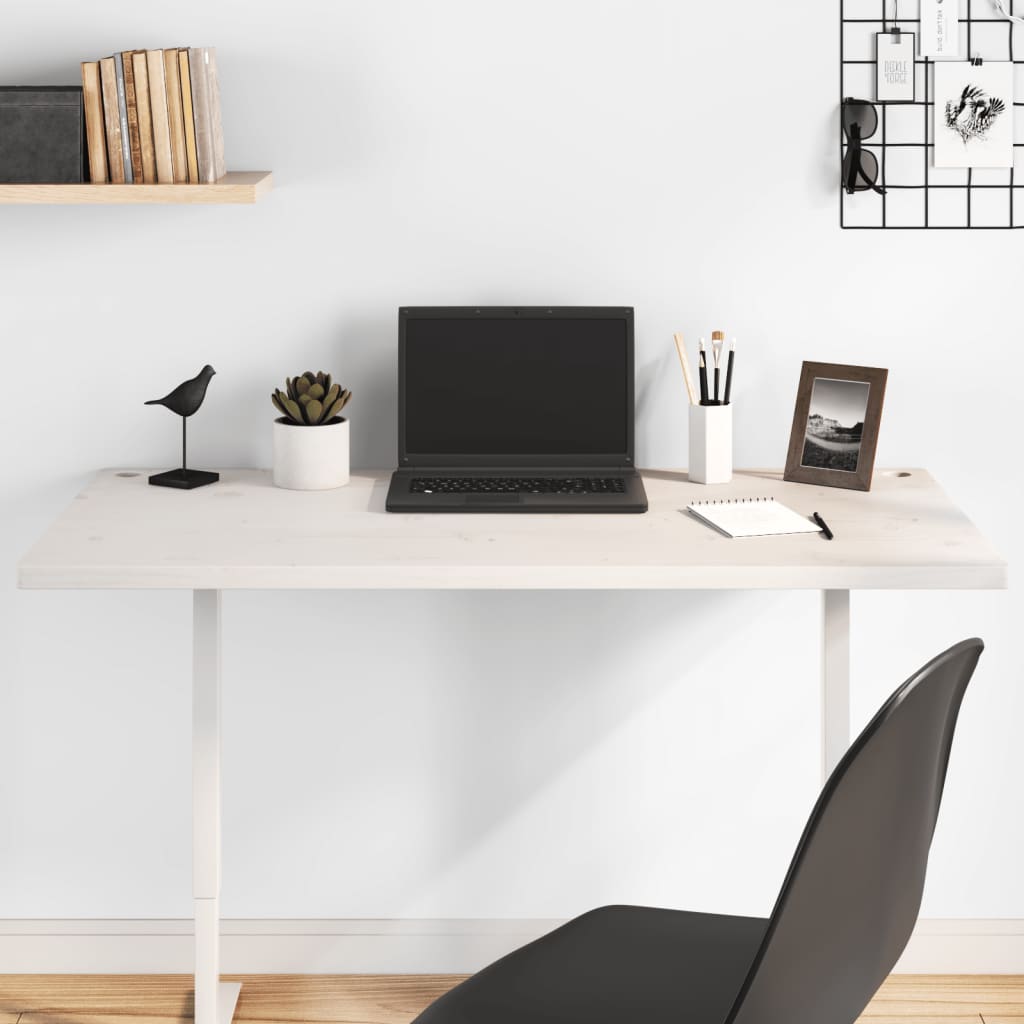 White shop solid desk