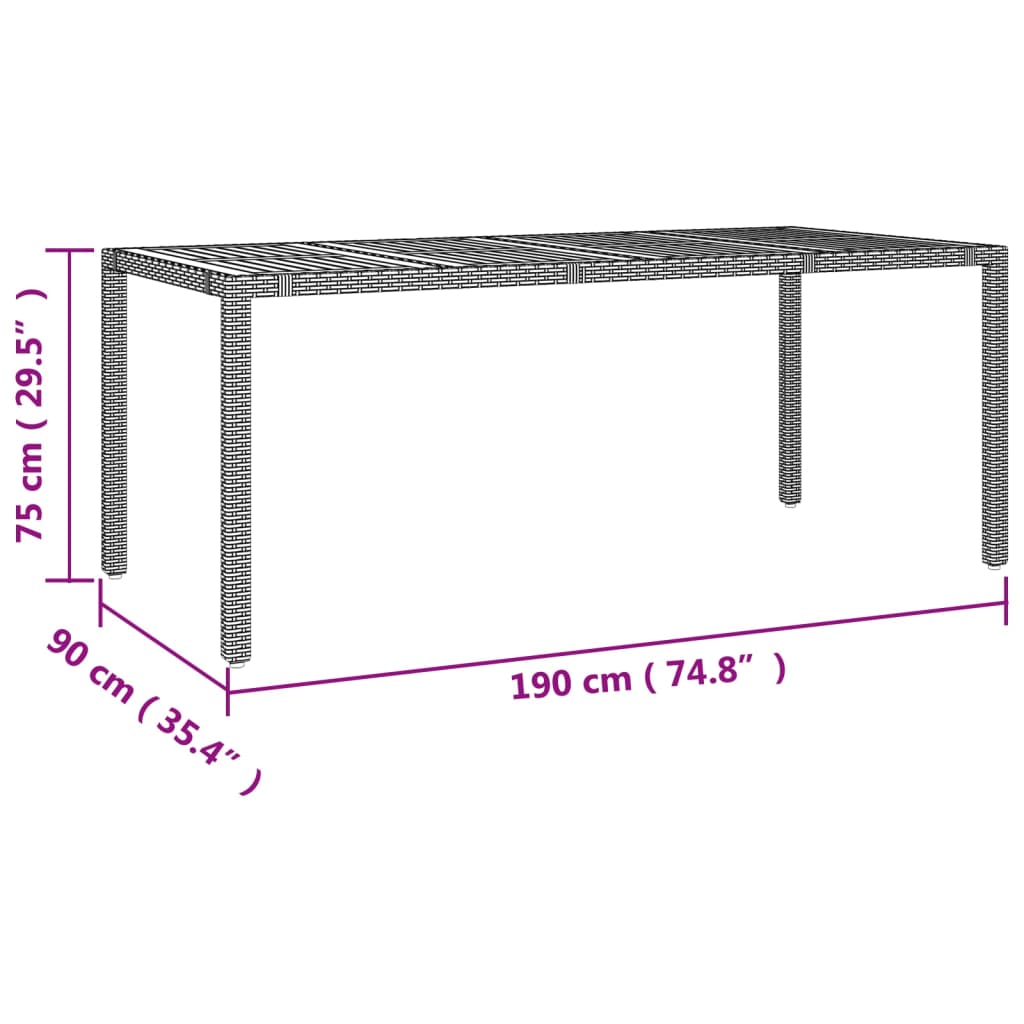 6x stol 2x lænestol bord / 190 cm bordlængde - Billede 13