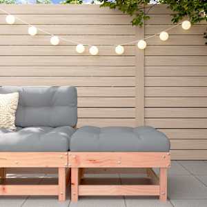 Vrtni stolček za noge z blazino trden les douglas