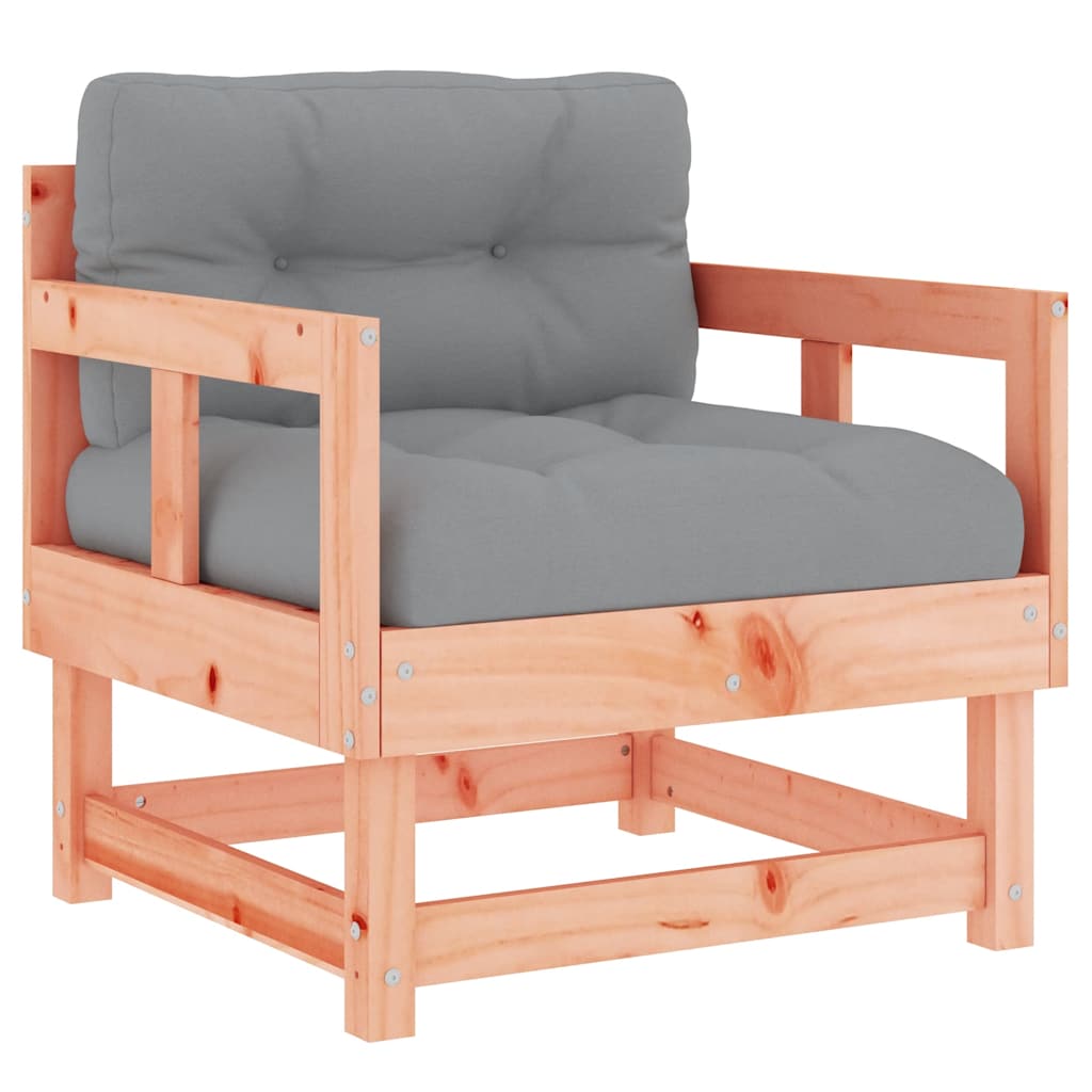 vidaXL Tuinstoelen 2 st met kussens massief douglashout afbeelding