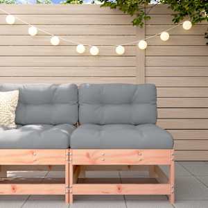 Sredinski kavč z blazinami trden les douglas