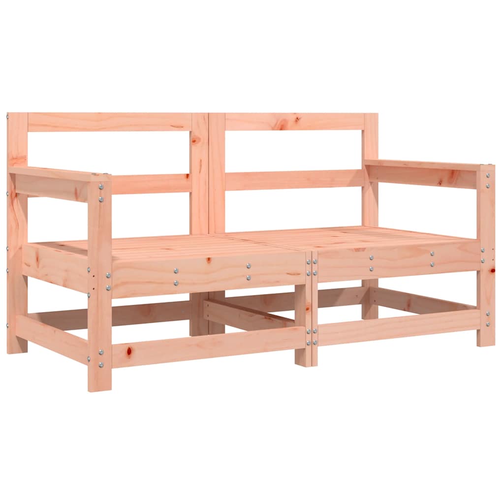 vidaXL Tuinstoelen 2 st met kussens massief douglashout afbeelding