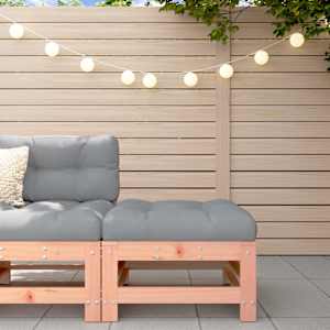 Vrtni stolček za noge z blazino trdna douglas jelka