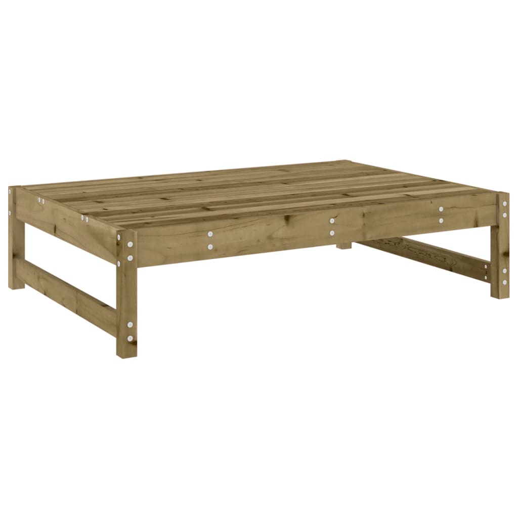 vidaXL Tuinvoetenbank 120x80 cm geïmpregneerd grenenhout afbeelding