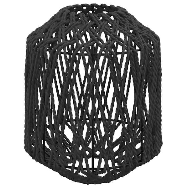 vidaXL lambivari, must, &Oslash;23 x 28 cm, raud ja paber