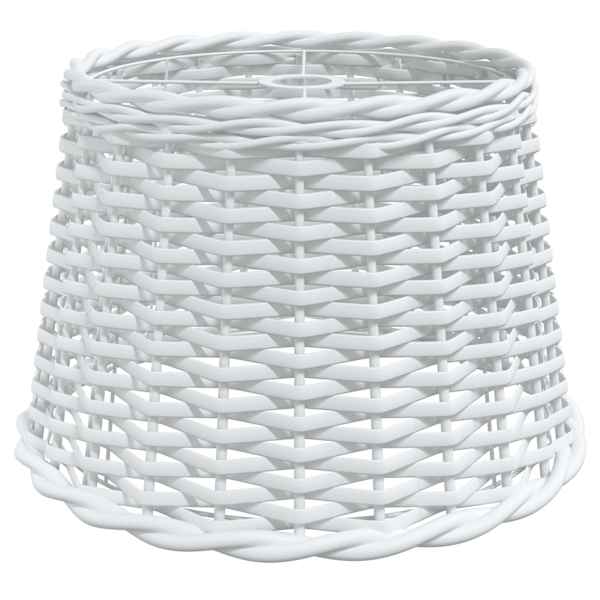 vidaXL lambivari, valge, &Oslash;40x26 cm, punutud