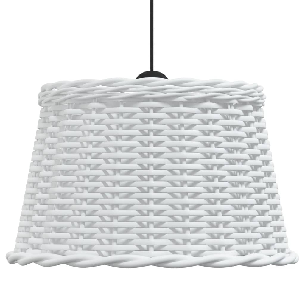 Fehér fonott mennyezeti lámpaernyő Ø45 x 28 cm 