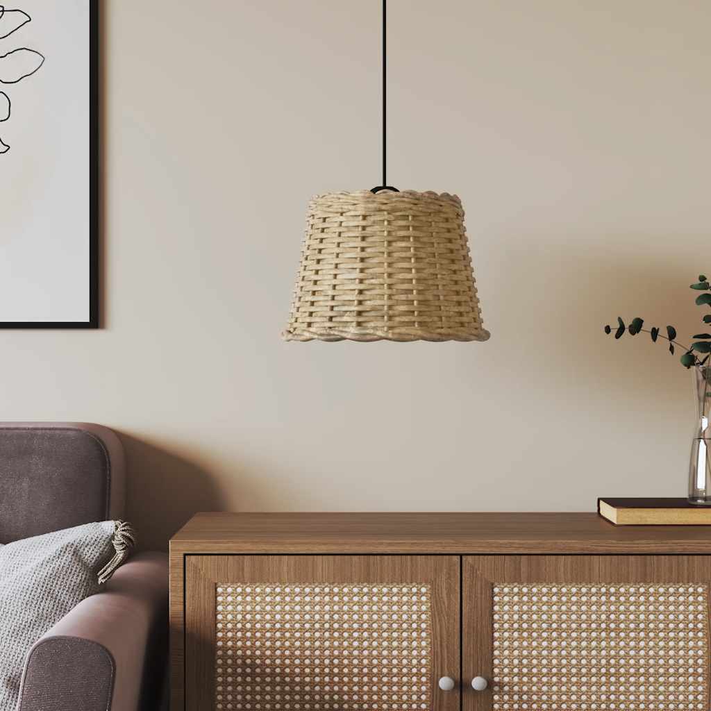 vidaXL Lampenschirm Braun Ø30x20 cm Korbweide