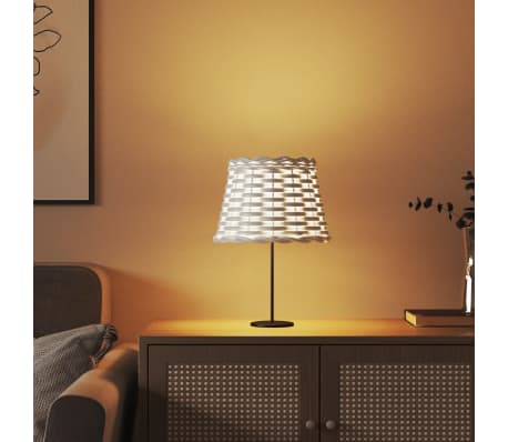 vidaXL Lampaskermur Hv&iacute;tur &Oslash;20x15 cm V&iacute;&eth;it&aacute;g