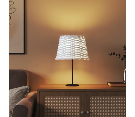 vidaXL Sjenilo za svjetiljku bijelo &Oslash; 30 x 20 cm od pruća