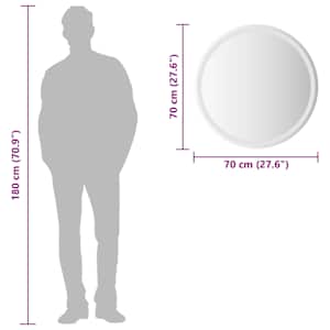 Koupelnové LED zrcadlo 70 cm kulaté - obrázek 13