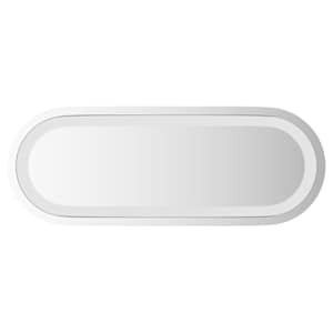 Koupelnové LED zrcadlo 40 x 15 cm oválné - obrázek 2