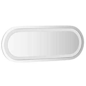 Koupelnové LED zrcadlo 40 x 15 cm oválné - obrázek 4