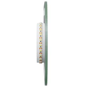 Koupelnové LED zrcadlo 40 x 15 cm oválné - obrázek 7
