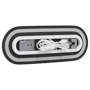 Koupelnové LED zrcadlo 40 x 15 cm oválné - obrázek 8