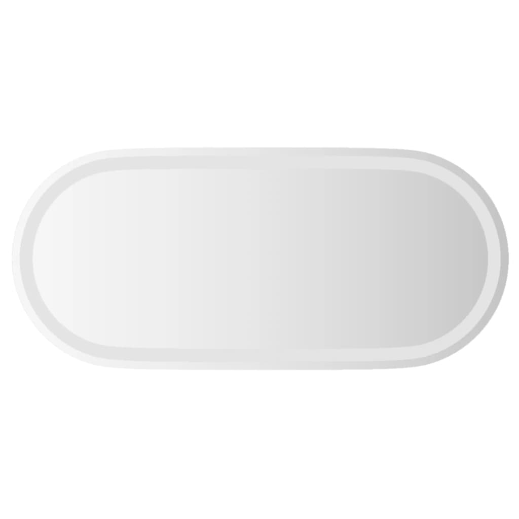 Image of vidaXL LED Bathroom Mirror 80x35 cm Oval
